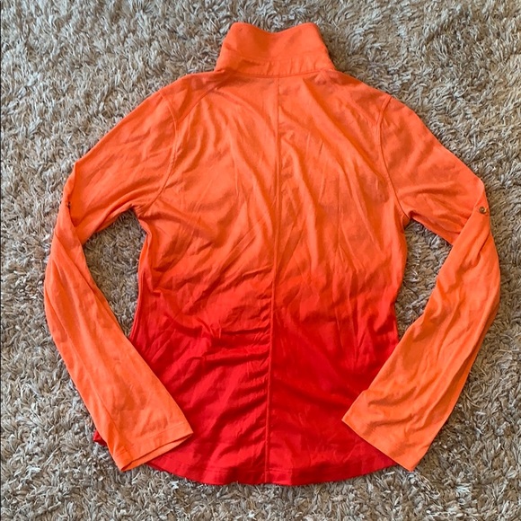 MARMOT Ombré Long Sleeve 1/2 Button Down Top - Picture 10 of 12